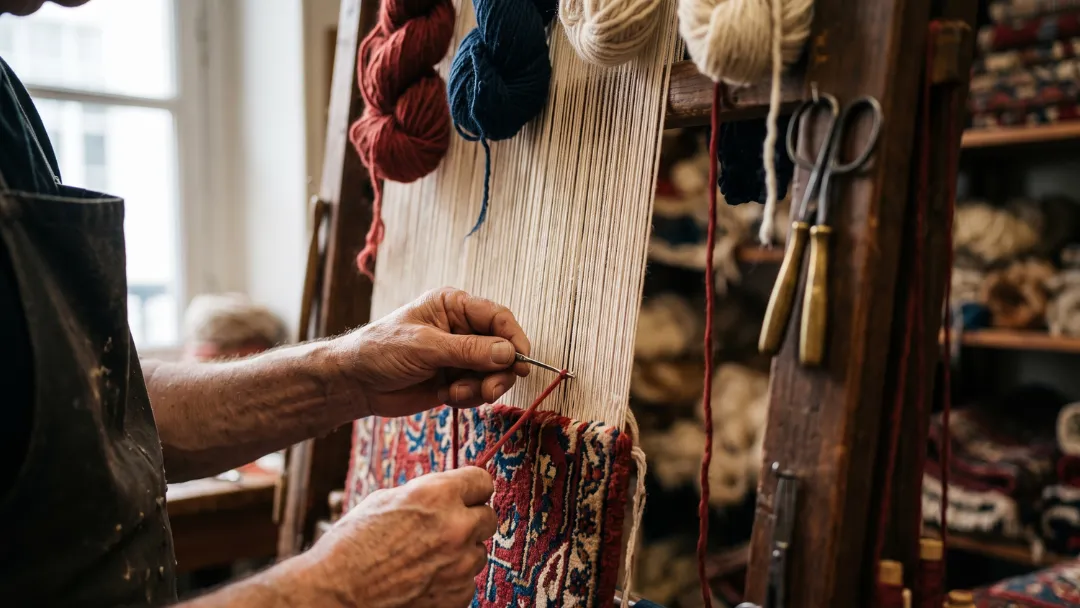 Réparer un tapis : franges, bordures, trous